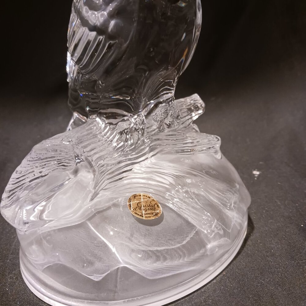 D'Arques solid crystal owl - Picture 3 of 8